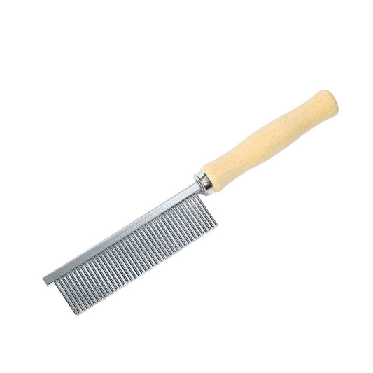 Cat & Dog Wooden Handle Comb