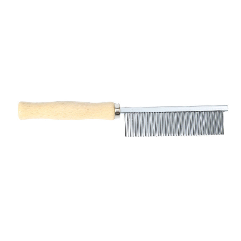 Cat & Dog Wooden Handle Comb