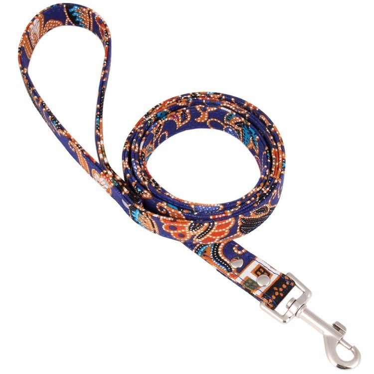 Japanese Print Cotton Dog Leash