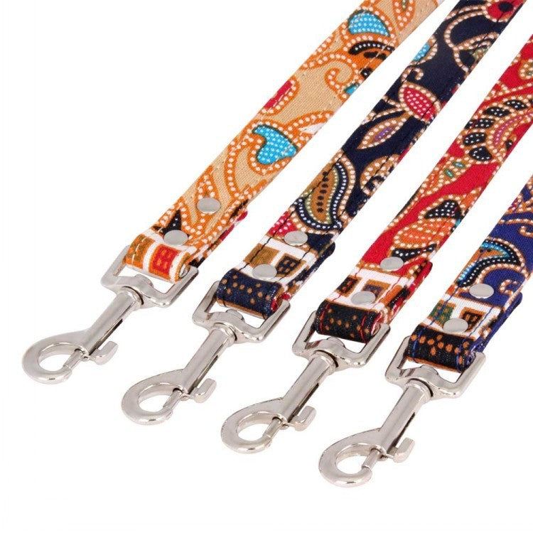 Japanese Print Cotton Dog Leash