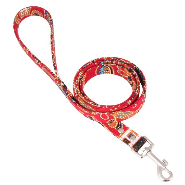 Japanese Print Cotton Dog Leash