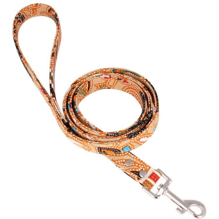 Japanese Print Cotton Dog Leash